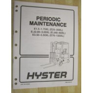 Hyster 897001 Periodic Maintenance Manual Hy-897001 - Used