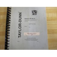 Taylor Dunn MR-380-25 Manual MR38025 - Used