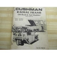 Cushman 826158 Parts Manual - Used