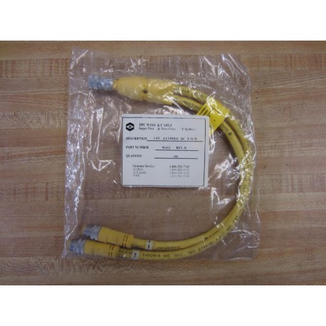 TPC Wire And Cable 81412 Y Splitter Cable Assembly