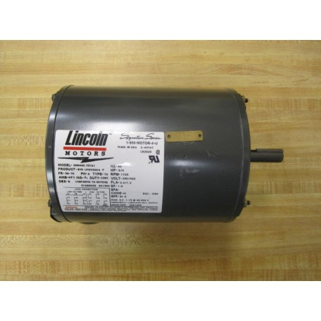 Lincoln SRN4H0-75T61 Motor SRN4H075T61 HP-34 - New No Box