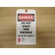 CP-203 Pack Of Approximately 500 Danger Tags - New No Box
