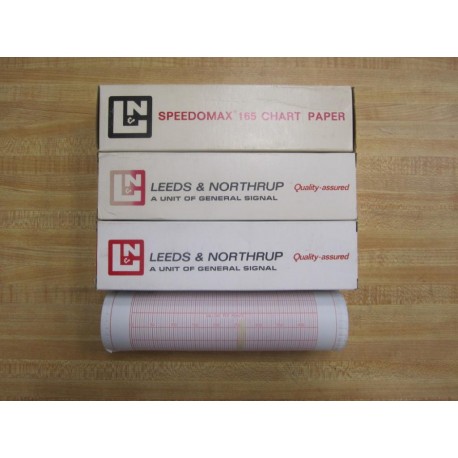 Leeds & Northrup 674800 Thermal Chart Paper Speedomax 165 (Pack of 3)