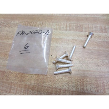 FA-2020-A Flat Head Socket Screw (Pack of 6)