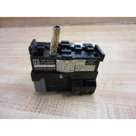Square D 8501-GE Timer Attachment 8501GE - New No Box