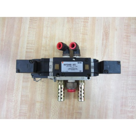 SMC NVFS3400-3FZ Double Solenoid Valve - Used