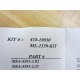Milco 418-10030 Cylinder Repair Kit 41810030 - New No Box
