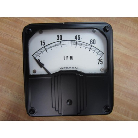 Weston 922 IPM Gauge 0-75 - New No Box