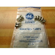 General Electric A1H GE Light Bulb Miniature Lamp (Pack of 10)