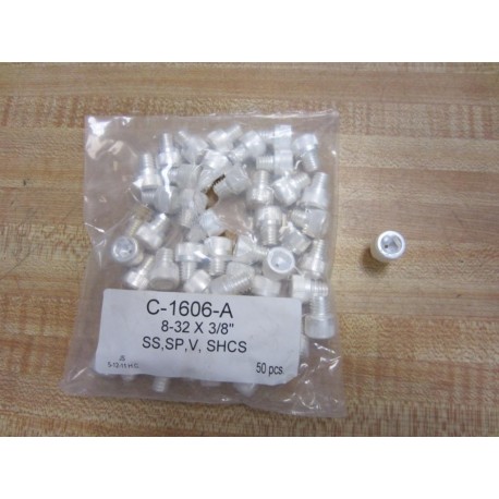 UC Components C-1606-A Screw 8-32X38" (Pack of 50)