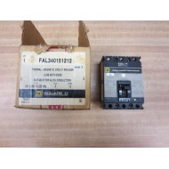 Square D FAL340151212 Thermal Magnetic Circuit Breaker Series 2