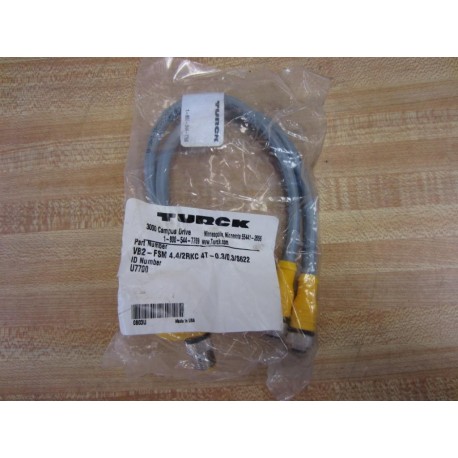 Turck VB2-FSM 4.42RKC 4T-0.30.3S622 Cordset VB2FSM442RKC4T0303S622