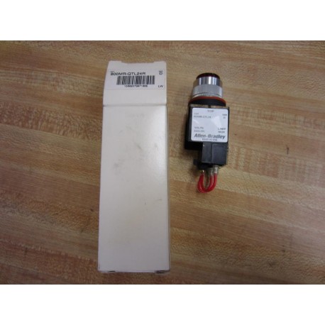 Allen Bradley 800MR-QTL24R Pilot Light - Push To Test Series D