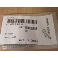 Lee Spring LC 026C 03 S Compression Spring LC026C03S (Pack of 50)