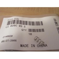 Lee Spring LC 026C 03 S Compression Spring LC026C03S (Pack of 10)