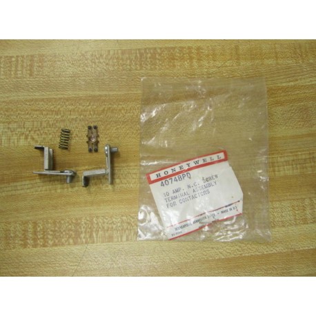 Honeywell 4074BPD Screw Terminal Assembly For Contactors N.C. 10 Amp (Pack of 2)