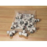 John Guest PI0208S 14" Equal Tee Fitting (Pack of 10)