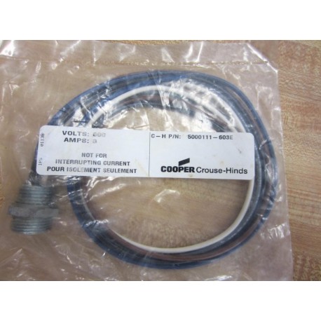 Crouse & Hinds 5000111-603E Receptacle  5000111603E