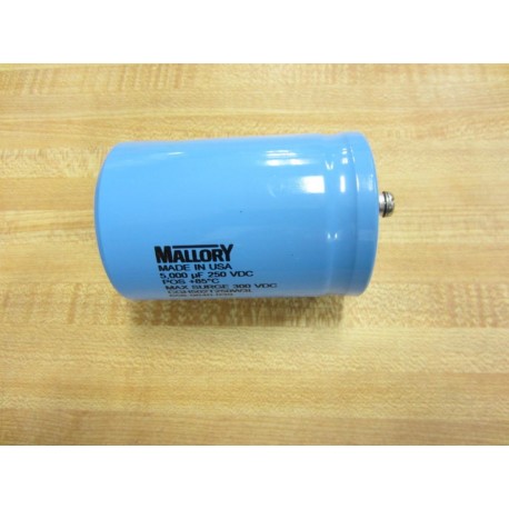 Mallory CGH502T250W3L Capacitor 5000uF 250VDC 658-9840-039 - Used