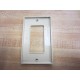 Leviton R43-80401-A Decora Wall Plate Almond R4380401A (Pack of 3) - New No Box