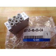 SMC SS5YJ3-46-03-C4 Valve Manifold SS5YJ34603C4