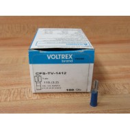 VOLTREX CFS-TV-1412 Female Connector CFSTV1412 (Pack of 100)