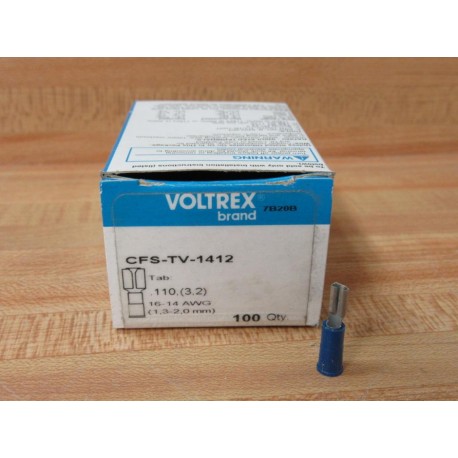 VOLTREX CFS-TV-1412 Female Connector CFSTV1412 (Pack of 100)