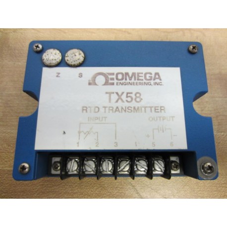 Omega Engineering TX58-PT2 Transmitter TX58PT2 - Used