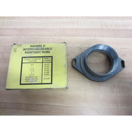 Square D B-200 Interchangeable Raintight Hub 2"