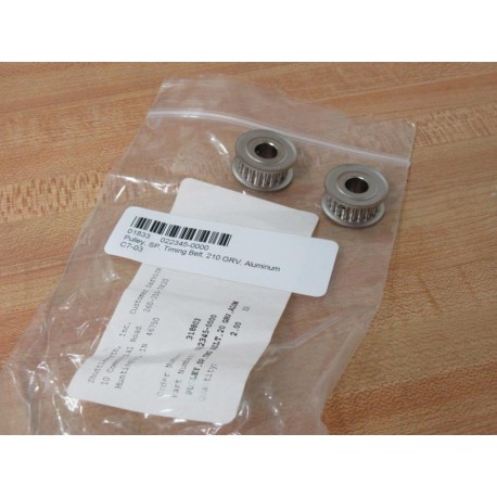 Shuttleworth 022345-0000 Timing Belt Pulley 0223450000 (Pack of 2)
