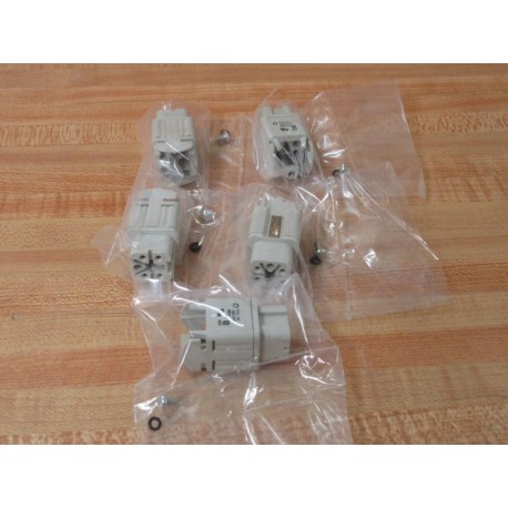 IQNet 10.4320.00 Contact Connectors H-A 4 BS 400V (Pack of 5) - New No Box