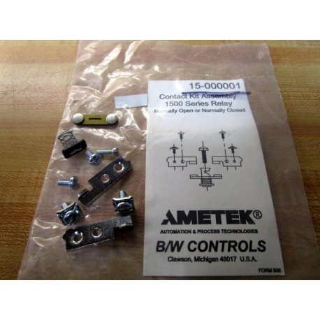 Ametek 15-000001 Contact Kit Assembly 15000001