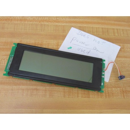 Optex DMF5005N LCD Display Card Does Not Power Up - Parts Only