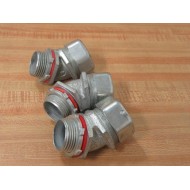 Thomas & Betts 5344 1" 45° Liquidtight Connector (Pack of 3) - New No Box