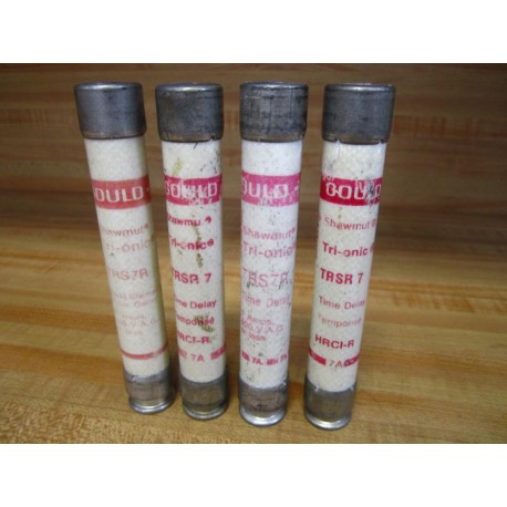 Gould Shawmut Ferraz Trionic TRSR-7 Fuse TRSR7 (Pack of 4) - Used