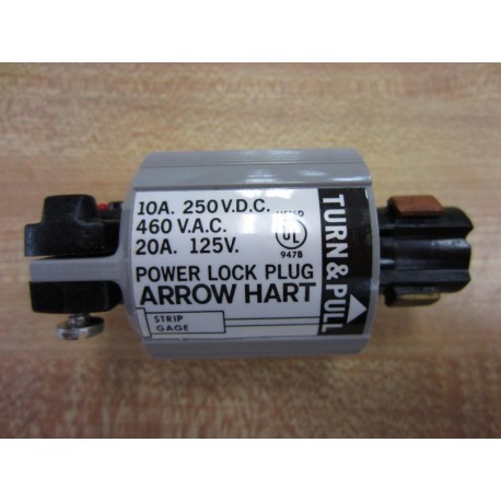 Arrow Hart AH23005 Power Lock Armored Plug - New No Box