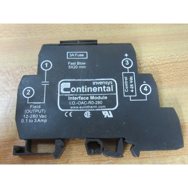 Details about   Continental Industries I.O.-OAC-RO-280  SSR Relays Qty 3 Used 