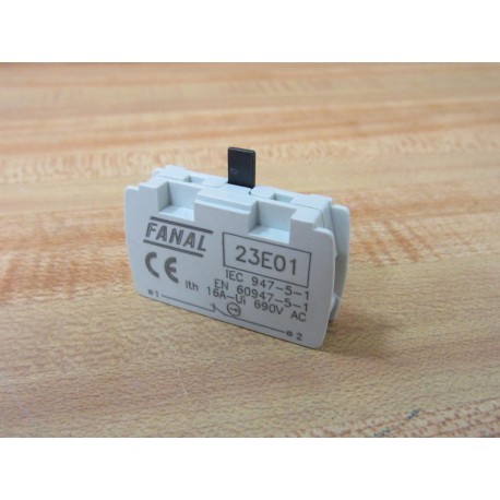 Fanal 23E01 Contact Block - New No Box