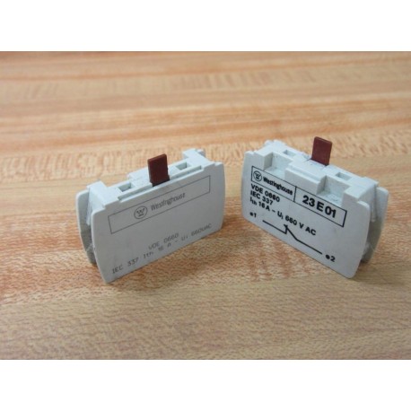 Westinghouse 23E01 Contact Block (Pack of 2) - New No Box