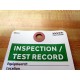 Electromark 34022T InspectionTest Record Tag Kit 5521-C (Pack of 24)