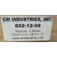 CM Industries 652-12-09 Reamer 6521209