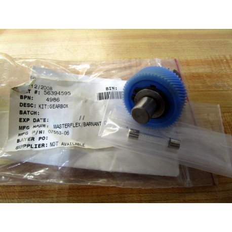 Masterflex 07553-06 Gearbox Kit 0755306 Partial Kit