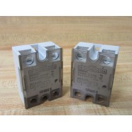 Omron G3NA-210B Relay G3NA210B wo Screws 24-240VAC (Pack of 2) - Used