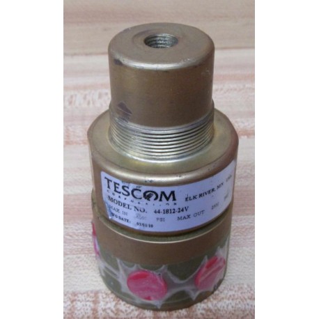 Tescom 44-1812-24V High Pressure Regulator WO Knob - Used