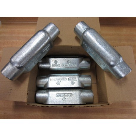 OZ Gedney C-100 C100 Conduit Body Type C Size 1" (Pack of 5)