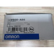 Omron V600-A86 Tag Holder  V600A86 (Pack of 9)