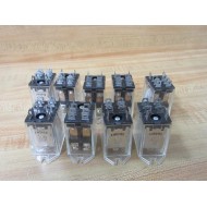 Omron LY2F 110120VAC Relay LY2F110120VAC (Pack of 9) - Used