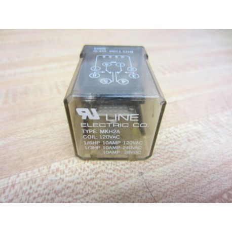 Line Electric MKH2A Relay Coil 120VAC (Pack of 4) - Used
