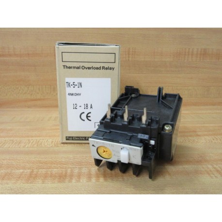 Fuji Electric TK-5-1N Overload Relay TK51N 12-18 Amps