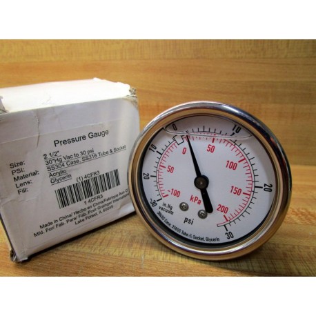 Grainger 4CFR3 Pressure Gauge